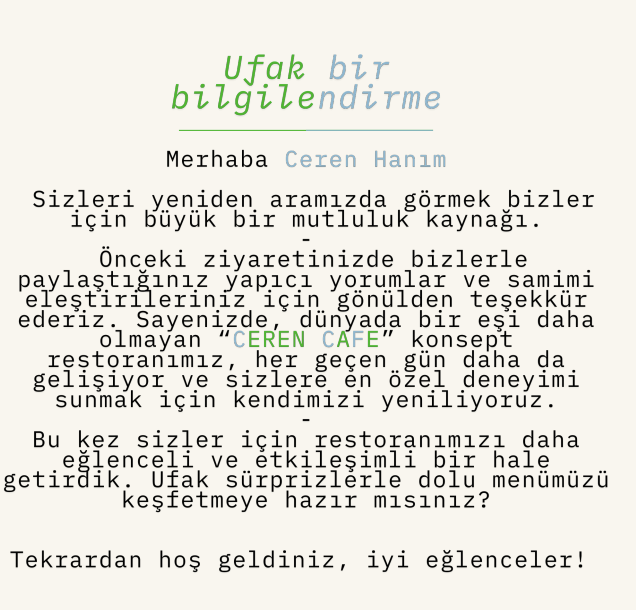 Bilgilendirme